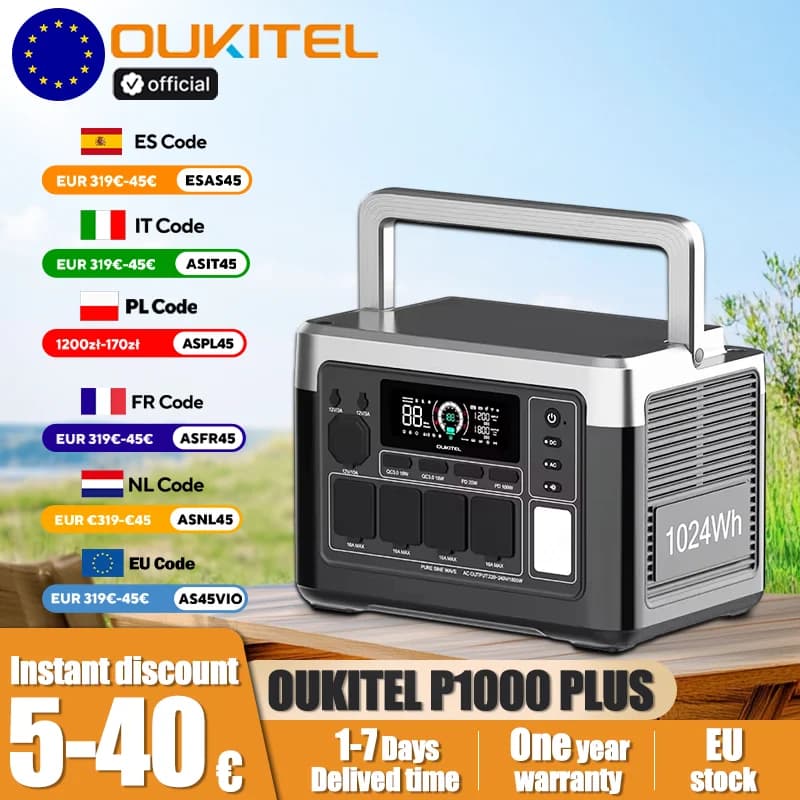 Stacja zasilania OUKITEL P1000E Plus 