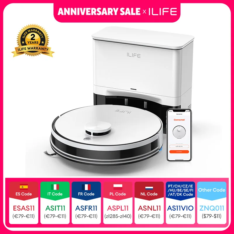 Robot sprzątający ILIFE A30 PRO 5000Pa 