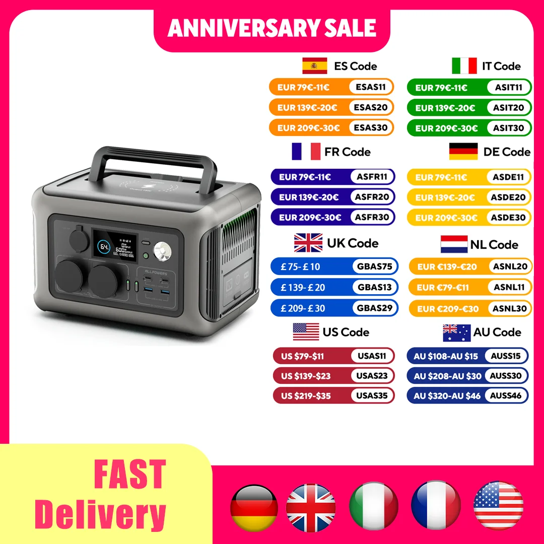 Stacja zasilania ALLPOWERS R600