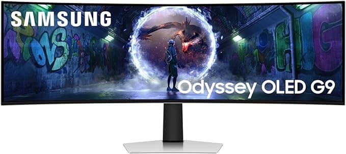 Samsung Odyssey OLED G9 S49DG934SU - G93SD Series - OLED-Monitor - Gaming - gebogen - 124 cm (49") : Amazon.pl: Elektronika
